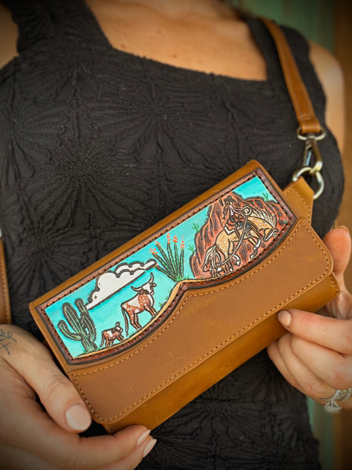 Wild Horse Crossbody Clutches