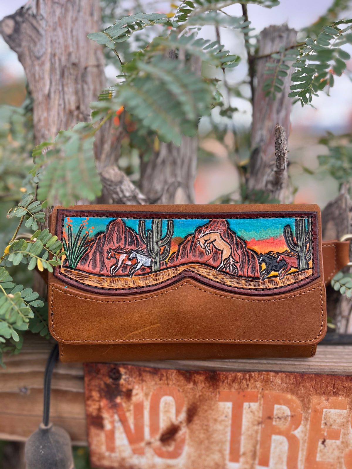 Wild Horse Crossbody Clutches