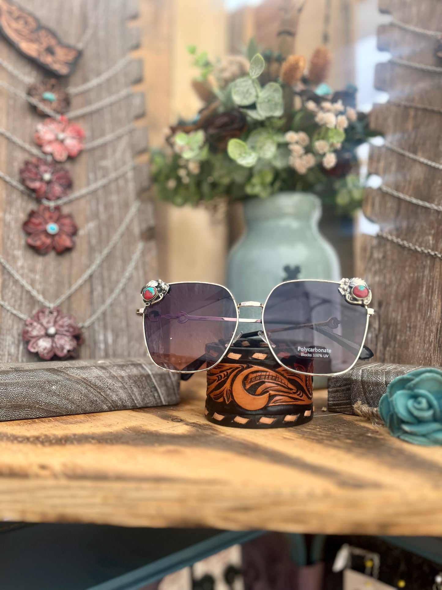 Turquoise Accent Sunnies
