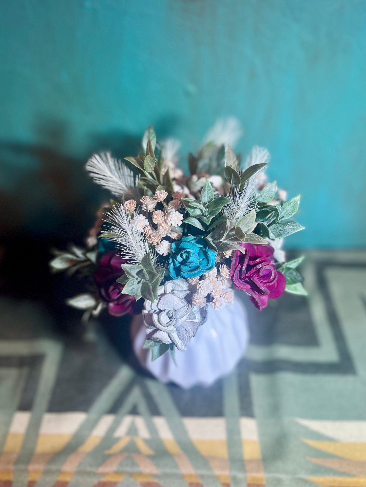 Leather Flower Bouquet