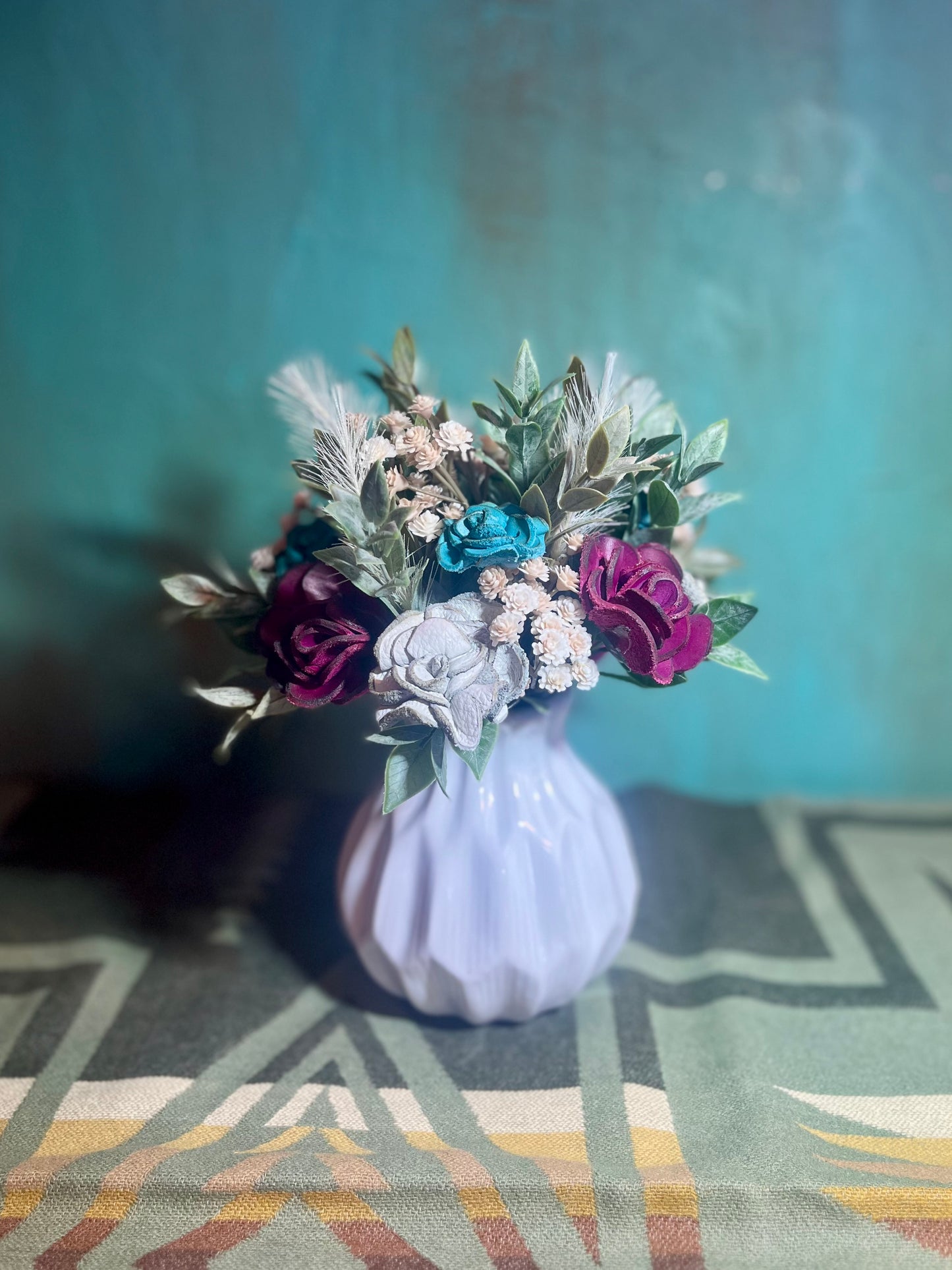 Leather Flower Bouquet