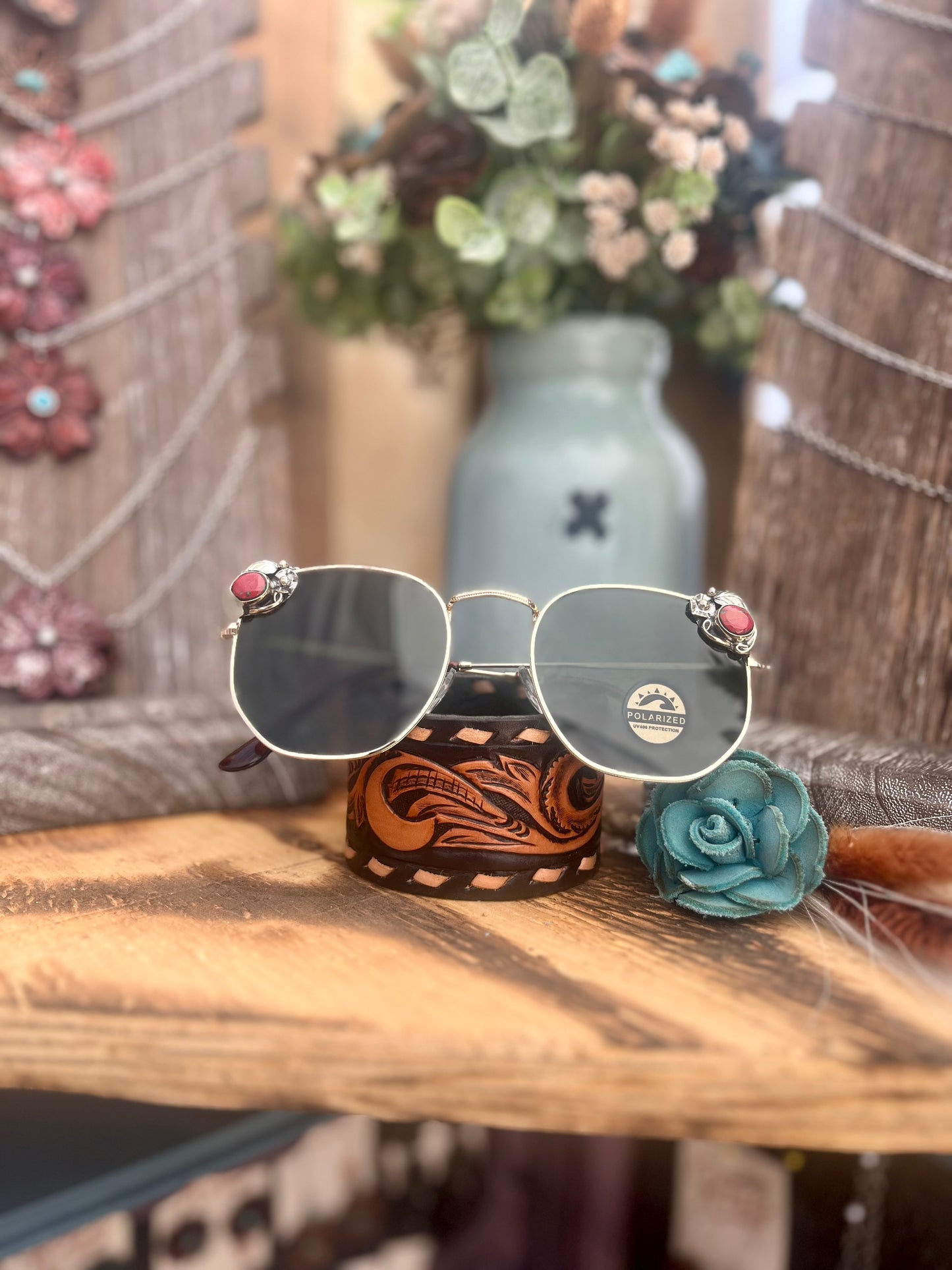 Turquoise Accent Sunnies