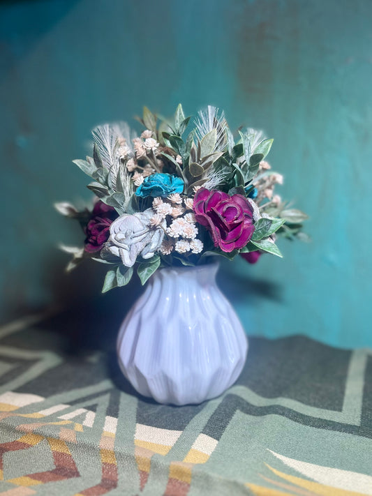 Leather Flower Bouquet
