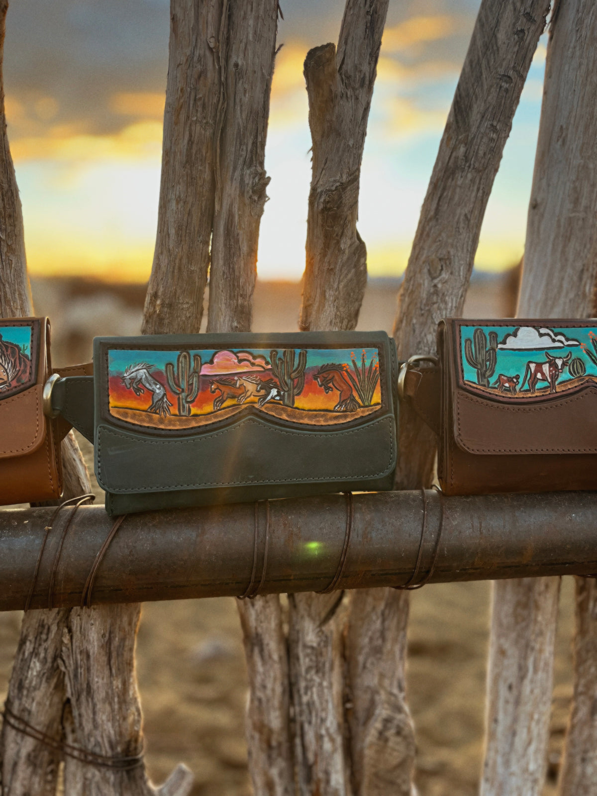 Wild Horse Crossbody Clutches