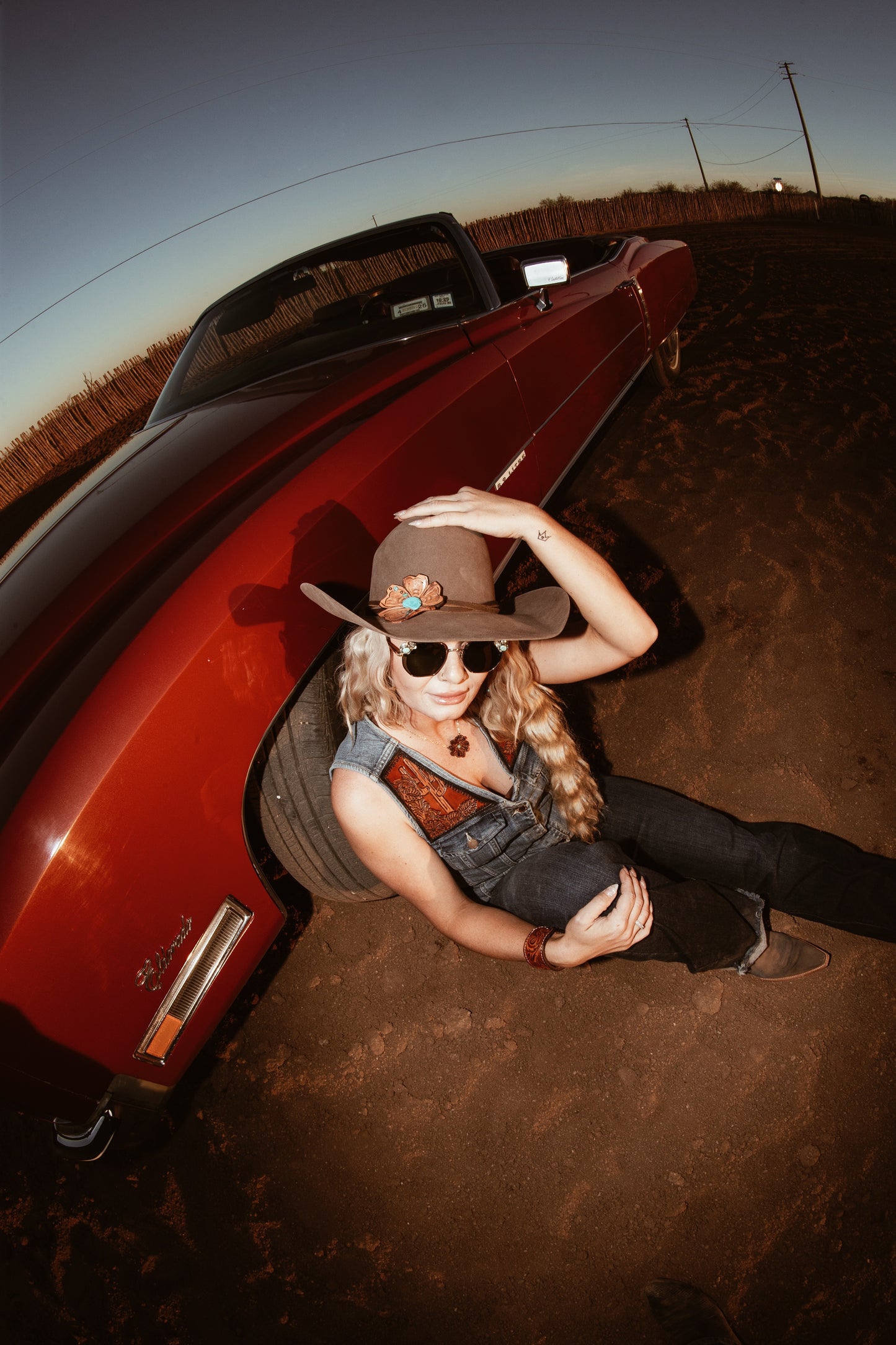 Leather Flower Hat Bands