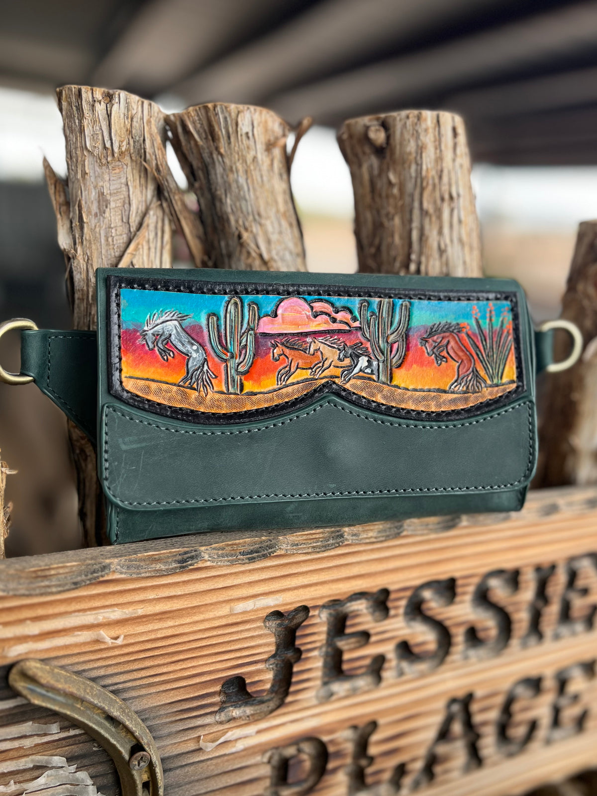 Wild Horse Crossbody Clutches