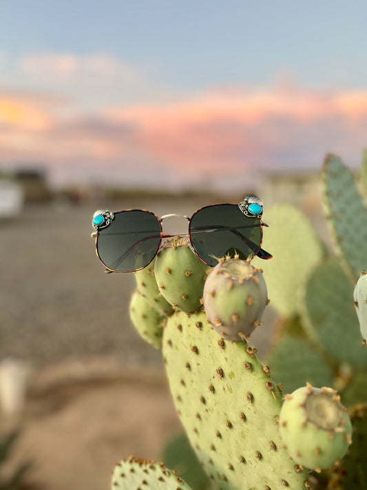 Turquoise Accent Sunnies