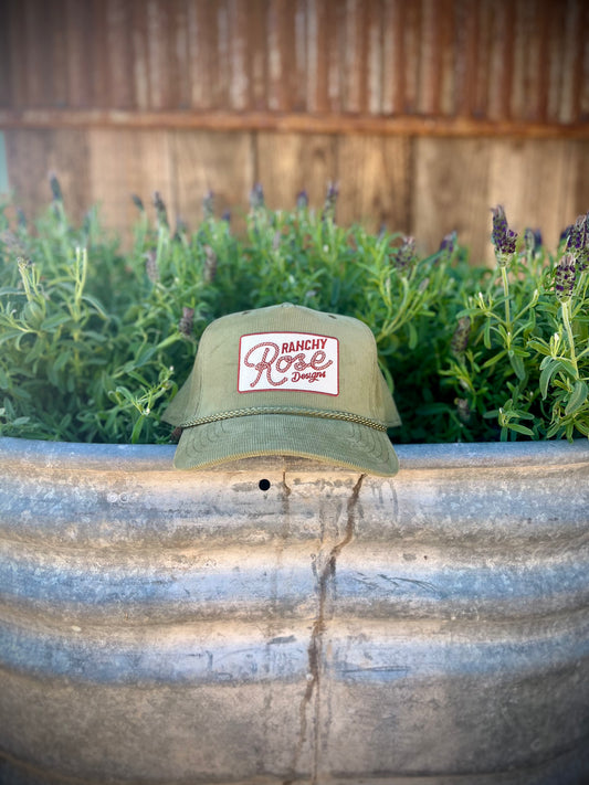 Sage Corduroy Cap